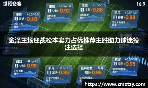 金泽主场迎战松本实力占优推荐主胜助力球迷投注选择